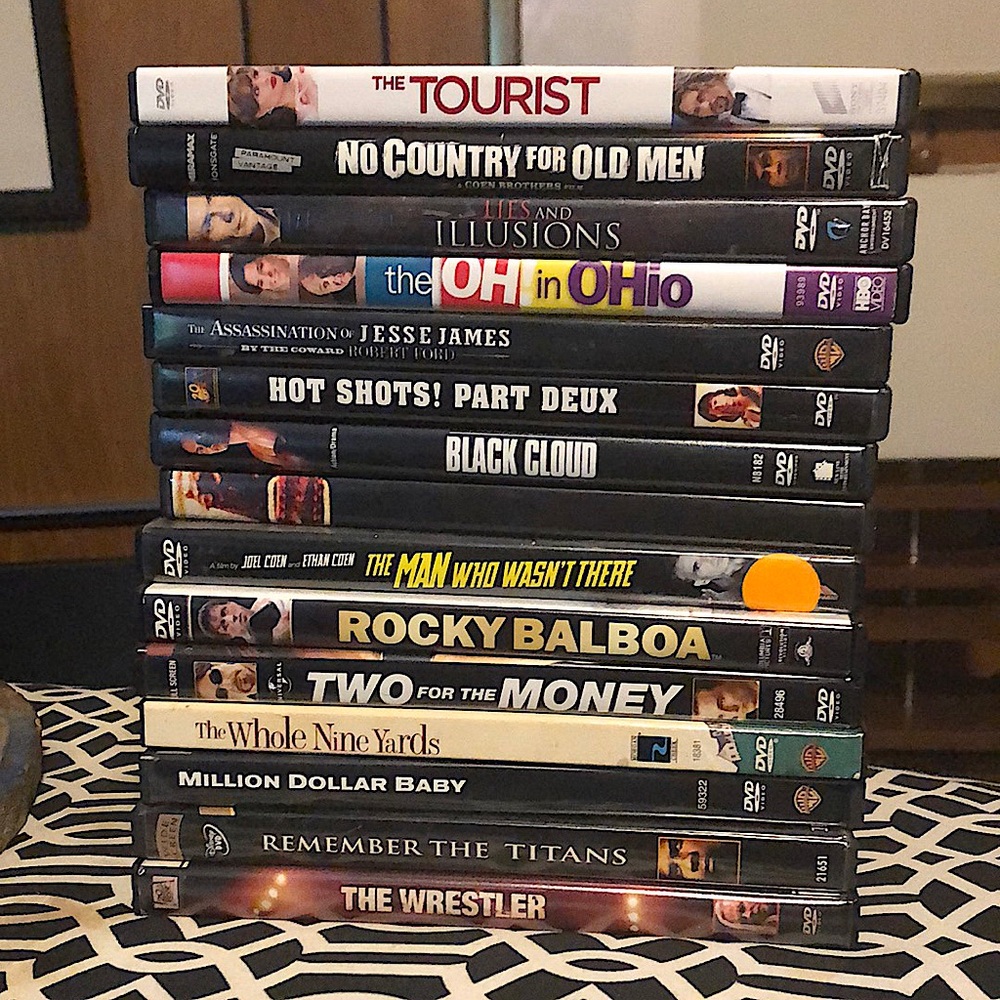 Movies! 15 great movies! DVD format